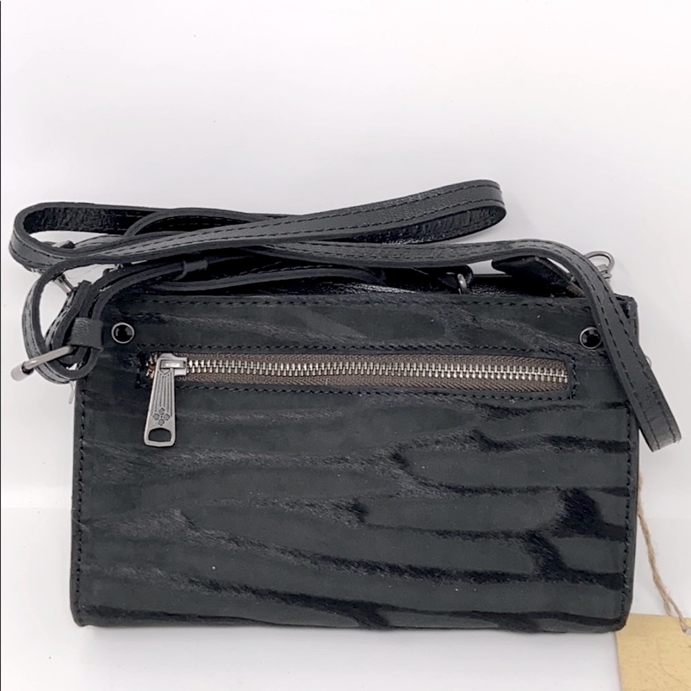 Patricia Nash Haircalf Zebra Convertible Crossbody Shoulder Bag NWT